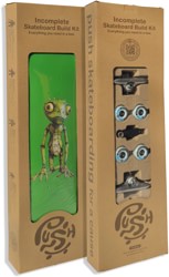 Push Lizard Guy Incomplete 7.5 Complete Skateboard - green