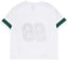 Adidas Tyshawn Jersey - white/ice gold metallic/collegiate green - reverse