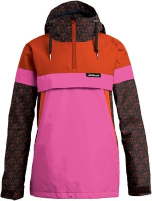 Airblaster Women's Lady Trenchover Insulated Jacket - lava/crimson terry - view large