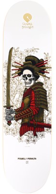 Powell Peralta Yosozumi Onna-Bugeisha 8.0 Skateboard Deck - white/gold foil - view large