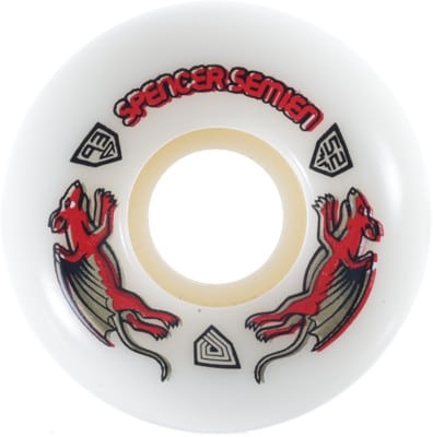 Powell Peralta Semien Pro Nano Rats AV5 Medium Ride Patch Skateboard Wheels - off white (93a) - view large