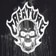 Creature Bonehead Flame T-Shirt - greasy black - reverse detail