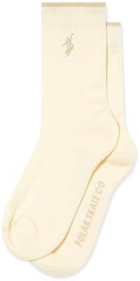 Polar Skate Co. No Complies Forever Business Sock - cloud white - view large