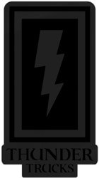 Thunder Boxed Bolt Sticker - black