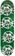 Fancy Lad Cat Treats 8.25 Skateboard Deck - green