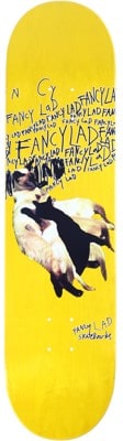 Fancy Lad Cats Feeding 8.1 Skateboard Deck - yellow - view large