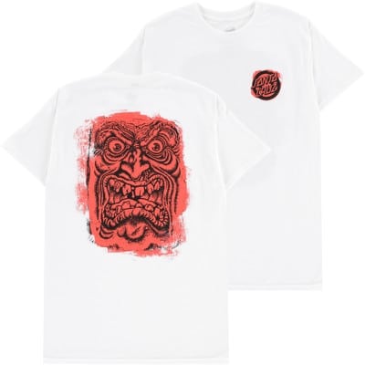 Santa Cruz Roskopp Block Face T-Shirt - white - view large