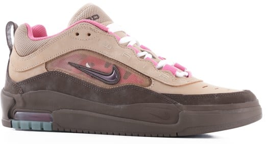 Nike SB Air Max Ishod Skate Shoes - hemp/baroque brown/pinksicle/univ gold-white - view large