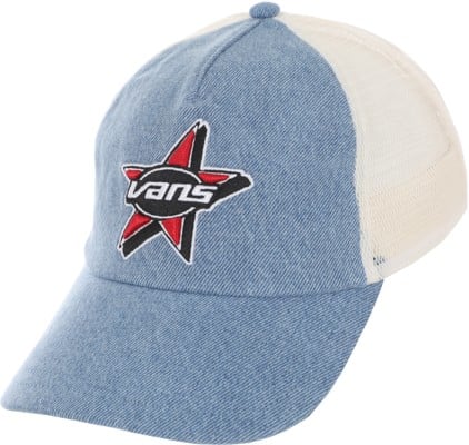 Vans Marked Jockey Trucker Hat - stonewash blue - view large