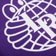 Last Resort AB Atlas Monogram T-Shirt - heliotrope/white - reverse detail