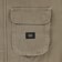 Vans Umber Pigment Canvas Jacket - aluminum - front detail