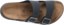 Birkenstock Arizona Crosstown Slide Sandals - black oiled leather - top