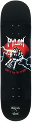 Pylon Burn Up The Night 8.5 Skateboard Deck - black (pipeline)
