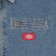 Dickies Women's Denim Painter Jacket - khaki tinited blue - front detail