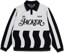 Jacker Deal Knit L/S Polo Shirt - white
