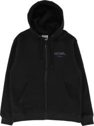 Howl DWR Zip Up Hoodie - black