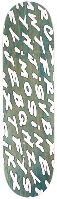 Limosine Sharpie Crossword 8.6 Slick Skateboard Deck - blue - view large