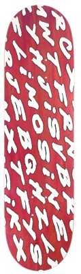 Limosine Sharpie Crossword 8.6 Slick Skateboard Deck - purple - view large