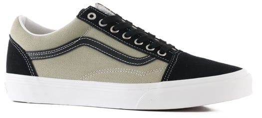 Vans Old Skool Shoes - web black/olive - view large