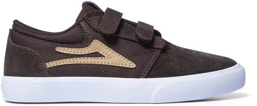 Lakai Kids Griffin Skate Shoes - chocolate suede - view large
