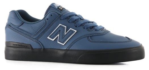 New Balance Numeric 574V (WIDE) Skate Shoes - shoreline blue/black - view large