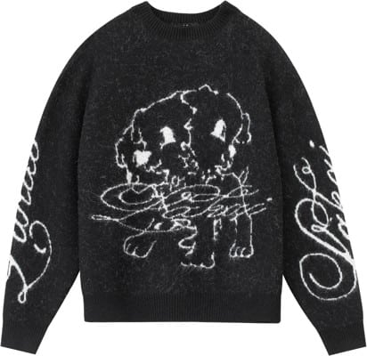 Lakai Cerberus Brushed Acrylic Sweater - black - view large