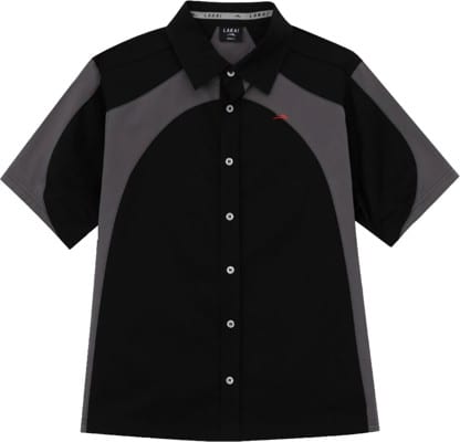 Lakai Distressed/Repaired Plaid Button Up Shirt - multi - view large
