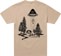Lakai Lakai x Poler Abducted T-Shirt - light sand - Main Back