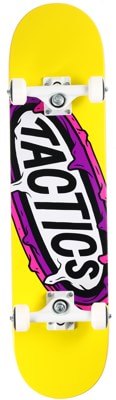 Tactics 7.5 Logo Complete Skateboard - oval drip - view large