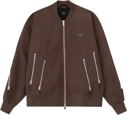 Lakai Slashed Zip Bomber Jacket - brown - view large