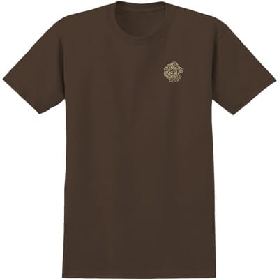 Krooked Krooked MG T-Shirt - dark chocolate/cream - view large