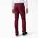 Dickies Skinny Double Knee Twill Work Pants - burgundy - reverse