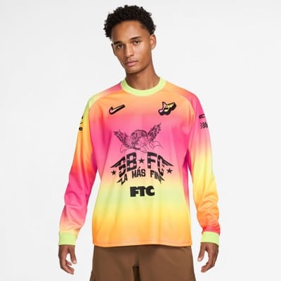 Nike SB CLEANSHT KPRJSY AOP WC L/S Jersey - hyper pink - view large