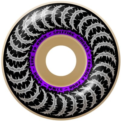 Spitfire Formula Four 99 Deathmask II Classic Skateboard Wheels - natural (99d) - view large