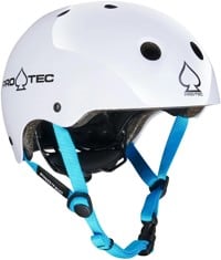 ProTec JR Classic Fit Certified Skate Helmet - gloss white