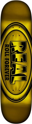Real DBX Oval Full Shape Skateboard Deck - yellow - view large