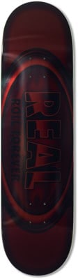 Real DBX Oval Skateboard Deck - red foil - view large