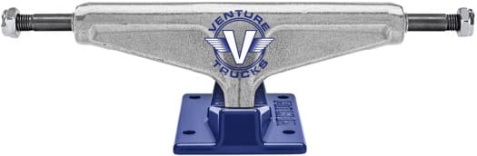 Venture Wings Hollow Skateboard Trucks - polished/blue (5.2 hi) - view large