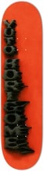 April Yuto Stamp Skateboard Deck - red