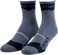 Tactics T-Logo Quarter Crew Sock - monochrome gray
